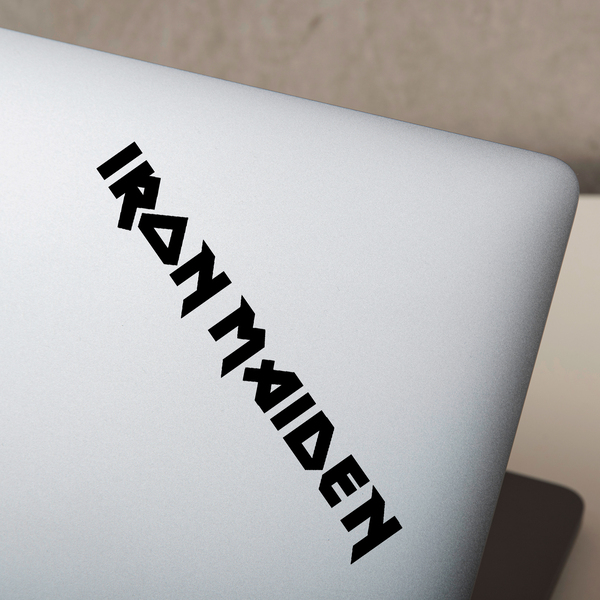 Adesivi per Auto e Moto: Logo Iron Maiden in Lettere Maiuscole