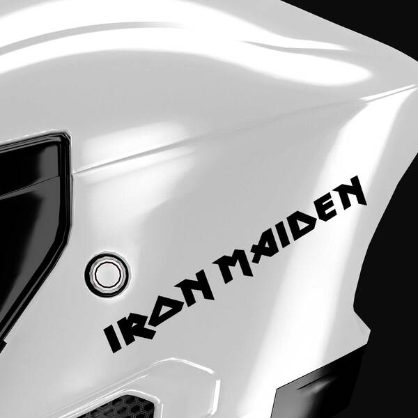 Adesivi per Auto e Moto: Logo Iron Maiden in Lettere Maiuscole