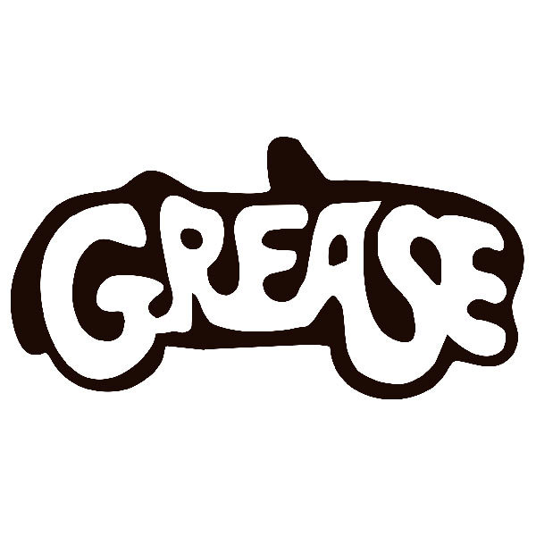 Adesivi per Auto e Moto: GREASE in Stile Vintage