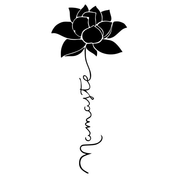 Adesivi Murali: Namaste verticale