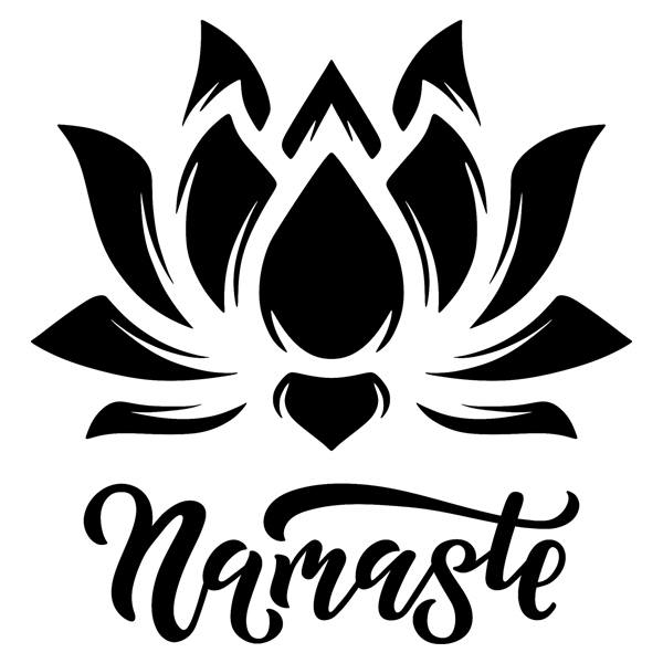 Adesivi Murali: Namaste fiore di loto