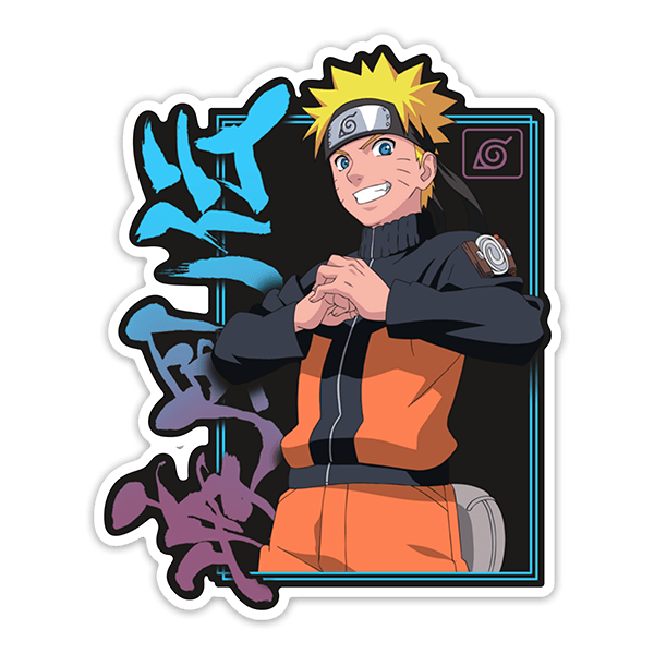 Adesivi per Bambini: Naruto la Volpe a 9 Code