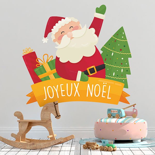 Adesivi Murali: Buon Natale, in francese 1