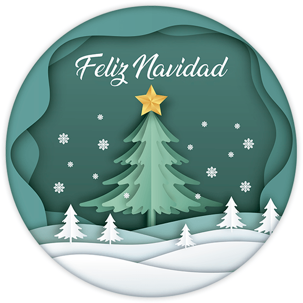 Adesivi Murali: Ballo di Natale, in spagnolo