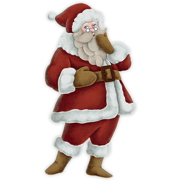Adesivi Murali: Babbo Natale che canta
