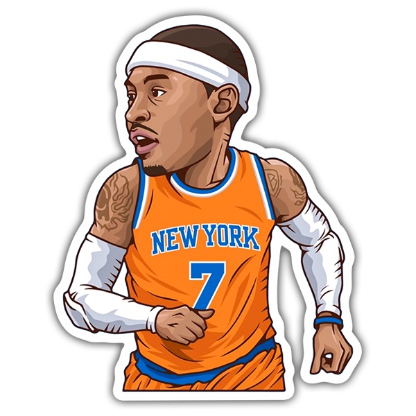 Adesivi per Auto e Moto: NBA - Carmelo Anthony