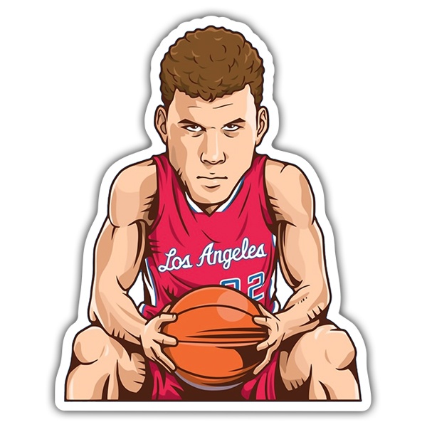 Adesivi per Auto e Moto: NBA - Blake Griffin