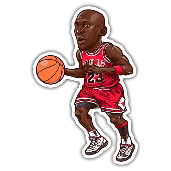 Adesivi per Auto e Moto: NBA - Michael Jordan All-Star