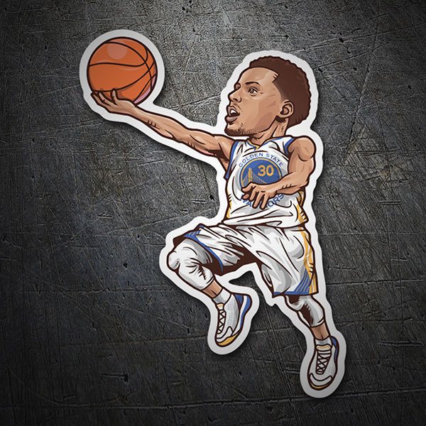 Adesivi per Auto e Moto: NBA - Stephen Curry