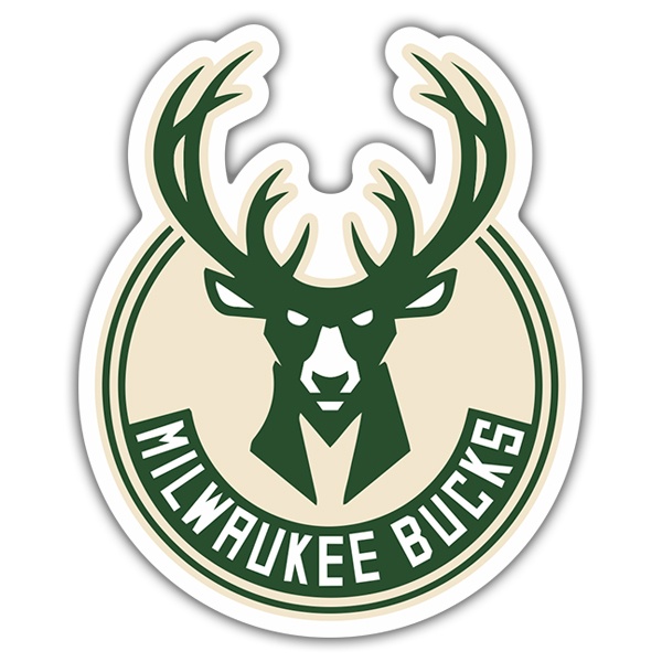 Adesivi per Auto e Moto: Milwaukee Bucks Scudo