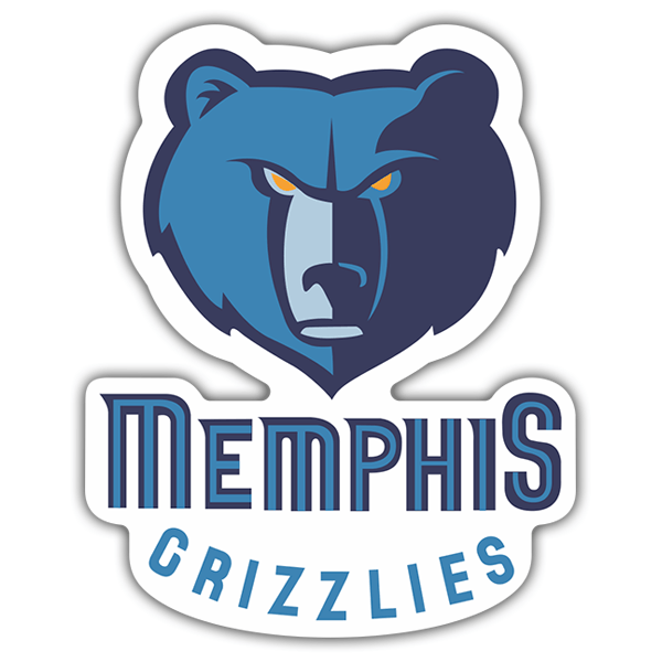 Adesivi per Auto e Moto: NBA - Memphis Grizzlies scudo