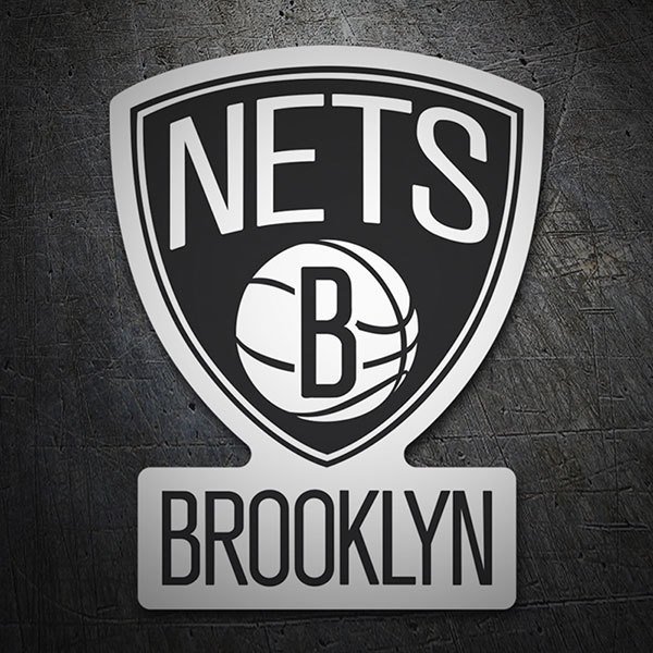 Adesivi per Auto e Moto: NBA - Brooklyn Nets scudo