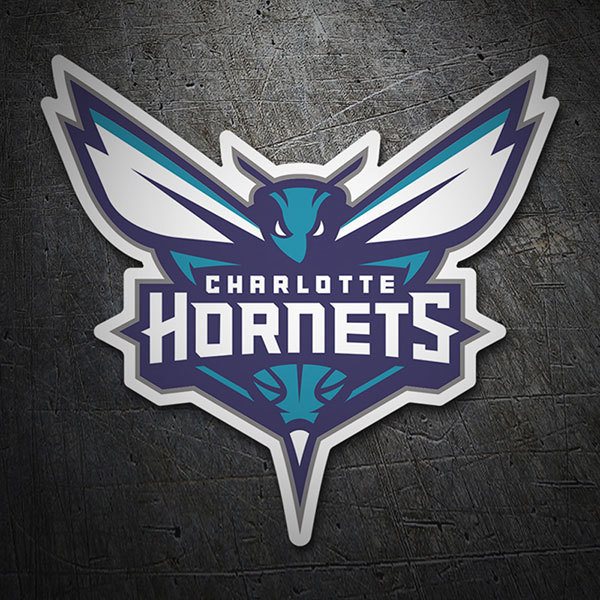 Adesivi per Auto e Moto: NBA - Charlotte Hornets scudo