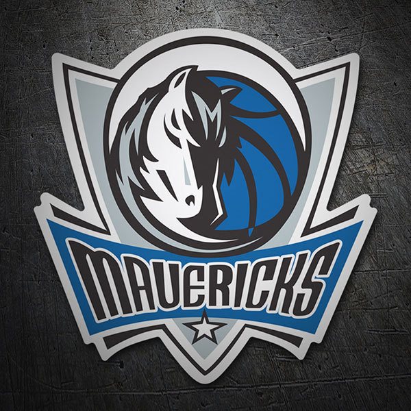 Adesivi per Auto e Moto: NBA - Dallas Mavericks scudo