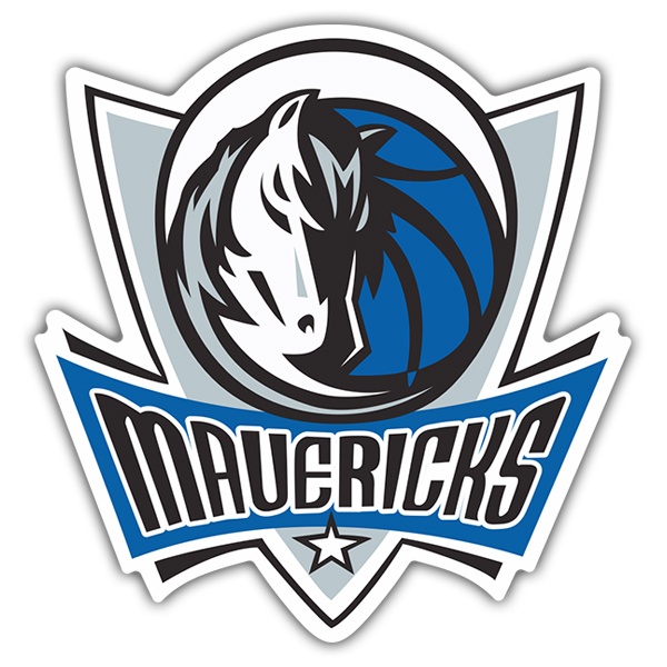 Adesivi per Auto e Moto: NBA - Dallas Mavericks scudo