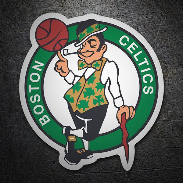 Adesivi per Auto e Moto: NBA - Boston Celtics scudo