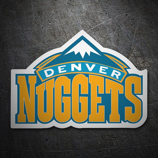 Adesivi per Auto e Moto: NBA - Denver Nuggets scudo 1