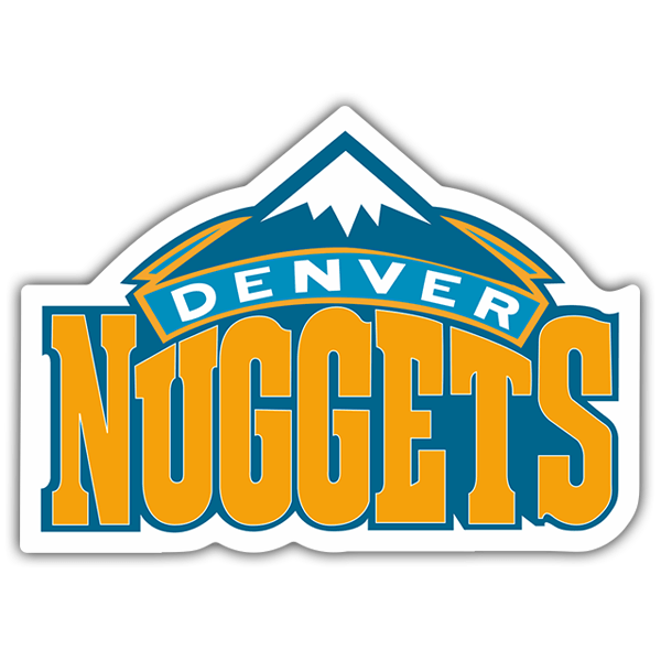 Adesivi per Auto e Moto: NBA - Denver Nuggets scudo 0