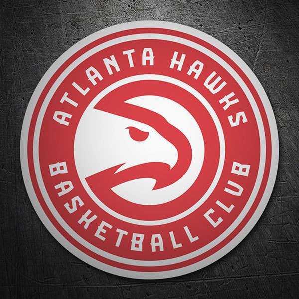 Adesivi per Auto e Moto: NBA - Atlanta Hawks scudo