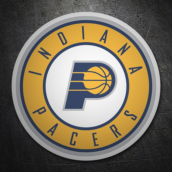 Adesivi per Auto e Moto: NBA - Indiana Pacers scudo
