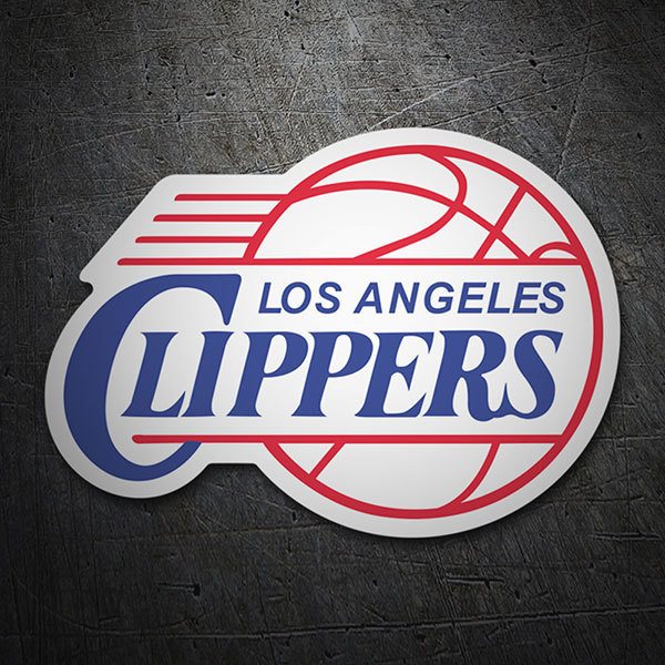 Adesivi per Auto e Moto: NBA - Los Angeles Clippers vecchio scudo