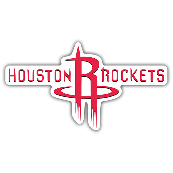 Adesivi per Auto e Moto: NBA - Houston Rockets Scudo