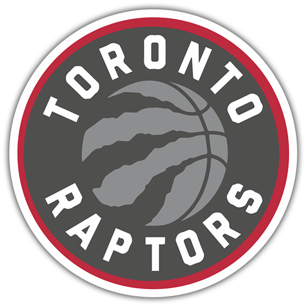 Adesivi per Auto e Moto: NBA - Toronto Raptors scudo