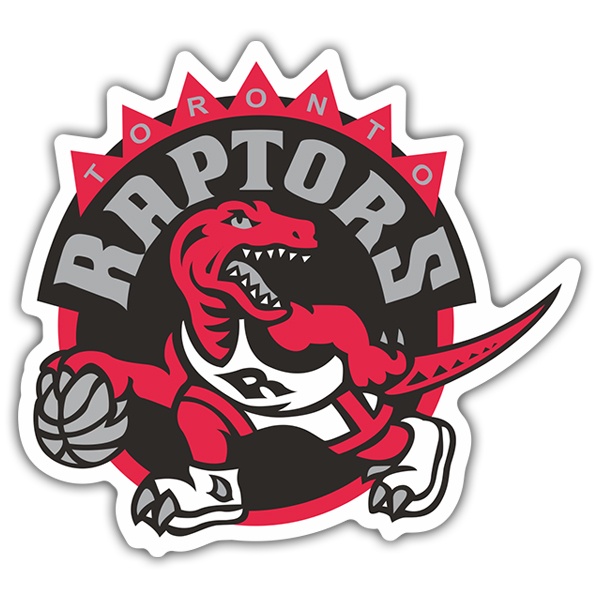 Adesivi per Auto e Moto: NBA - Toronto Raptors vecchio scudo