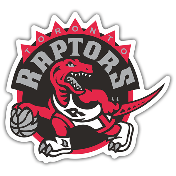 Adesivi per Auto e Moto: NBA - Toronto Raptors vecchio scudo