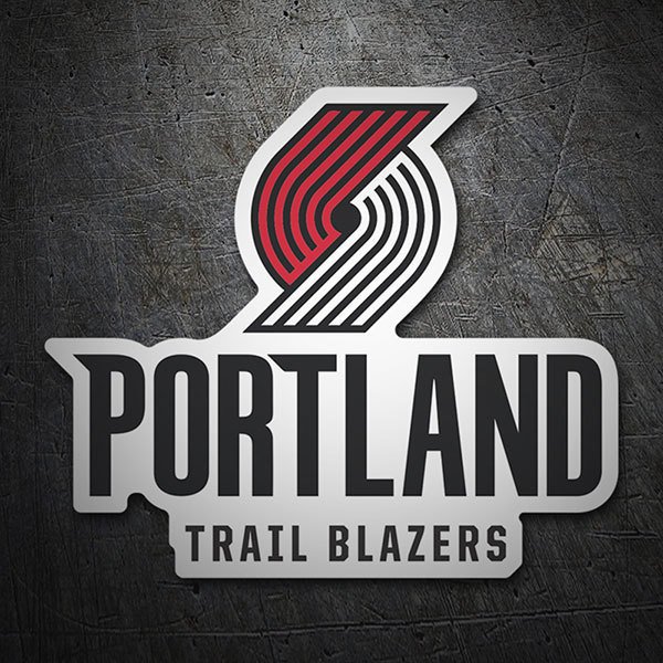 Adesivi per Auto e Moto: NBA - Portland Trail Blazers scudo