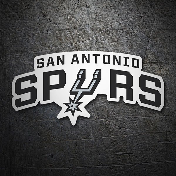 Adesivi per Auto e Moto: NBA - San Antonio Spurs scudo 1