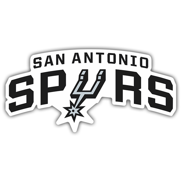Adesivi per Auto e Moto: NBA - San Antonio Spurs scudo