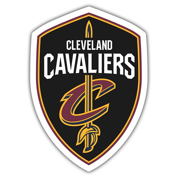 Adesivi per Auto e Moto: NBA - Cleveland Cavaliers scudo