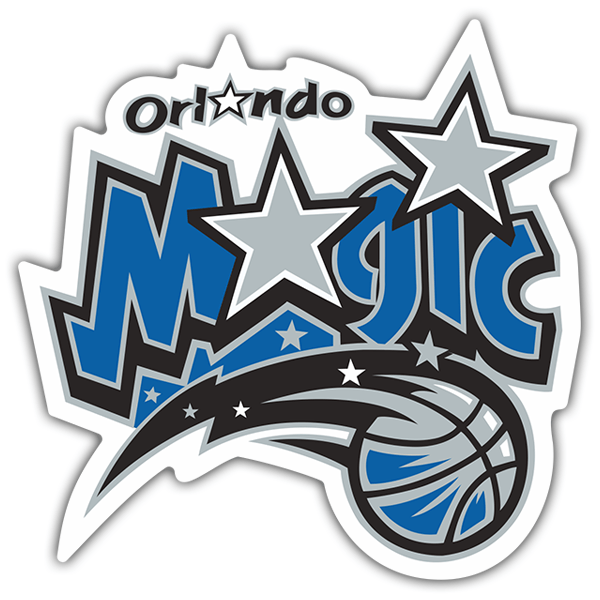 Adesivi per Auto e Moto: NBA - Orlando Magic vecchio scudo