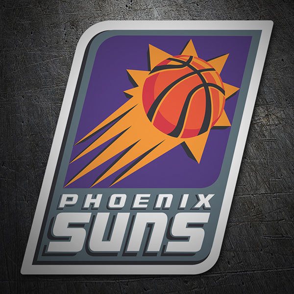 Adesivi per Auto e Moto: NBA - Phoenix Suns vecchio scudo