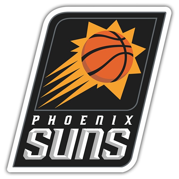 Adesivi per Auto e Moto: NBA - Phoenix Suns scudo