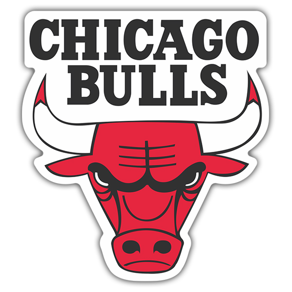 Adesivi per Auto e Moto: NBA - Chicago Bulls scudo