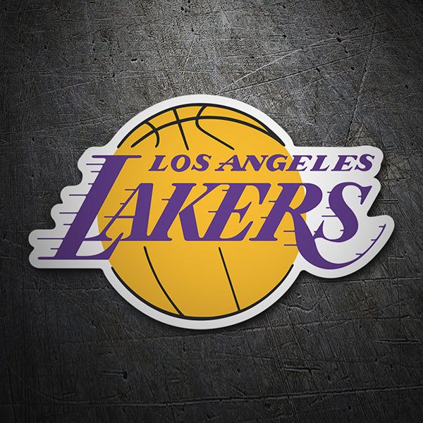 Adesivi per Auto e Moto: NBA - Los Angeles Lakers scudo