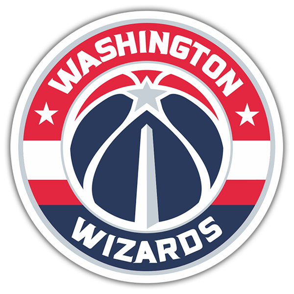 Adesivi per Auto e Moto: NBA - Washington Wizards scudo