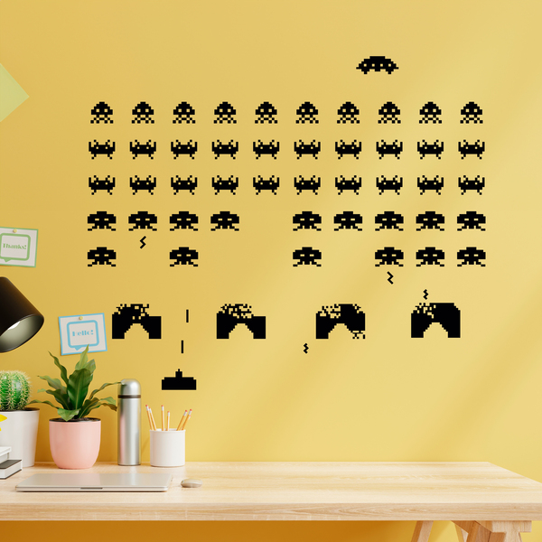 Adesivi Murali: Space Invaders