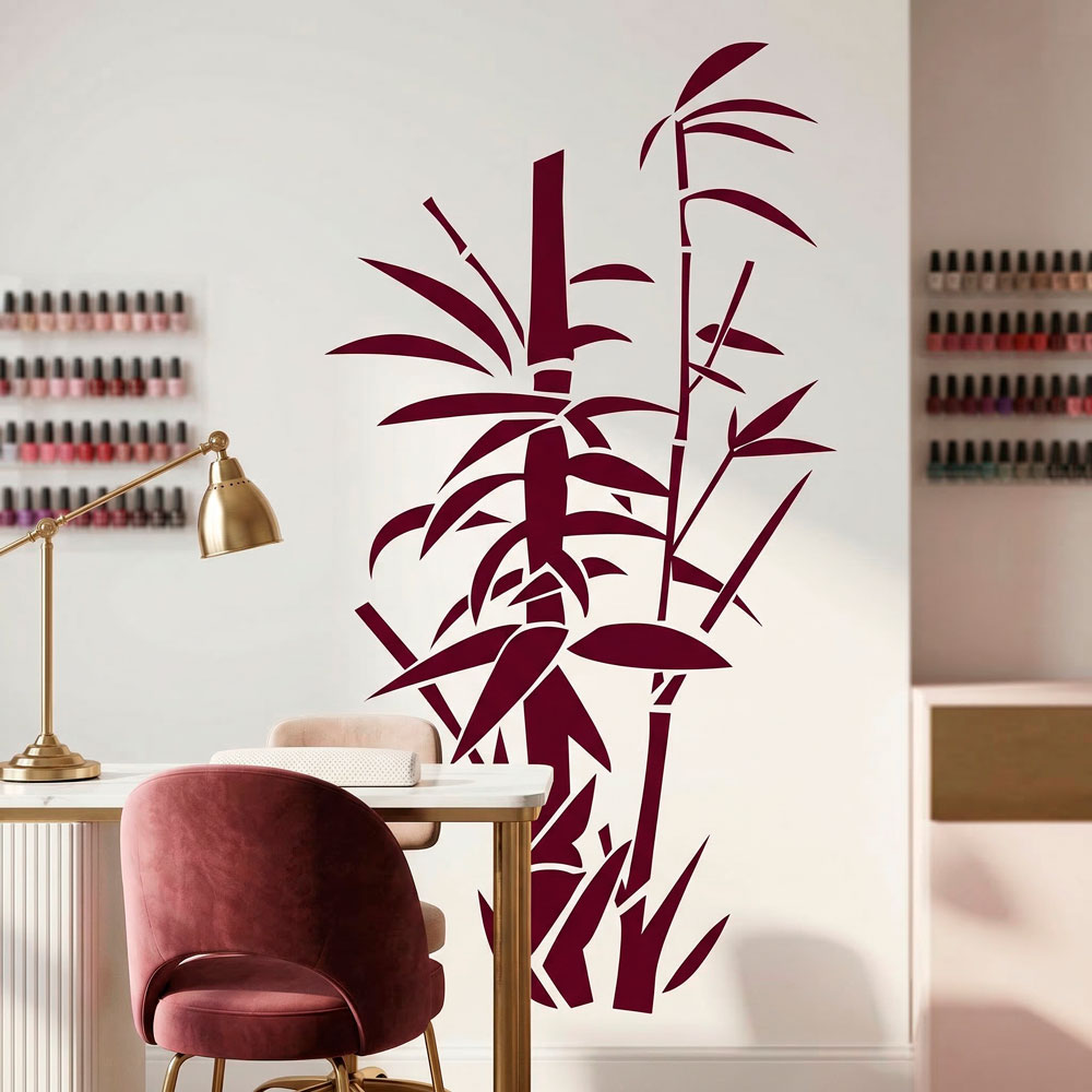 Adesivi Murali: Floreale Canne di bamb&ugrave;
