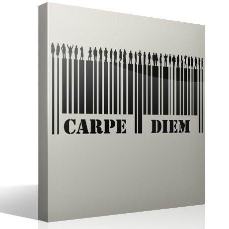 Adesivi Murali: Carpe Diem - Codice a barre