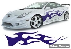 Adesivi per Auto e Moto: New Flaming 2 2
