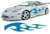 Adesivi per Auto e Moto: New Flaming 8