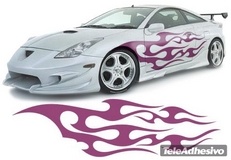 Adesivi per Auto e Moto: New Flaming 11 2