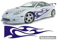 Adesivi per Auto e Moto: New Flaming 12 2