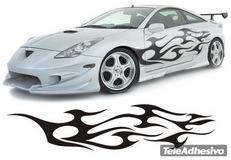 Adesivi per Auto e Moto: New Flaming 14 2