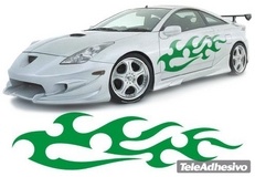 Adesivi per Auto e Moto: New Flaming 16 2