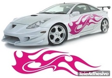Adesivi per Auto e Moto: New Flaming 19 2