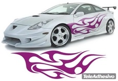 Adesivi per Auto e Moto: New Flaming 20 2